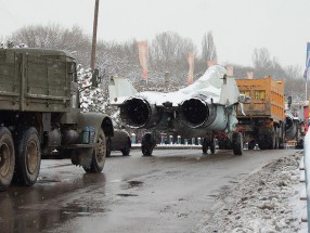 Перевозка истребителей для Министерства обороны РК