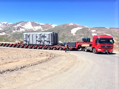 Перевозка трансформаторов весом 160 и 280 т, по маршруту Хоргос ­­­­­­- Таджикистан