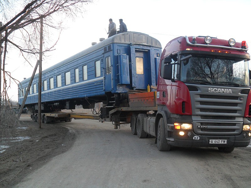 Перевозка крана